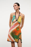 LUCCA MINI DRESS | SUPERBLOOM SCARF SUPERBLOOM SCARF / XS