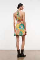LUCCA MINI DRESS | SUPERBLOOM SCARF SUPERBLOOM SCARF / XS