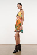 LUCCA MINI DRESS | SUPERBLOOM SCARF SUPERBLOOM SCARF / XS