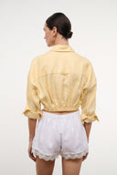 LISA LINEN TOP | BUTTER BUTTER / XS