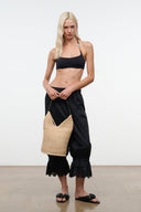 LANI LARGE RAFFIA BUCKET BAG | NATURAL NATURAL / OS