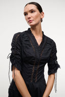 PAOLINA DRESS | BLACK BLACK / 4
