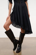 PAOLINA DRESS | BLACK BLACK / 4