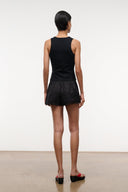 VON LINEN SHORT | BLACK BLACK / XS