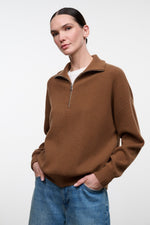 HUDSON CASHMERE SWEATER | CIGAR