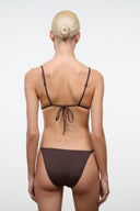 ALEXIS BIKINI TOP | DARK CHOCOLATE DARK CHOCOLATE / XS