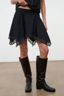 LAYLA SKIRT | BLACK BLACK / 4
