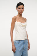 EVANGELINE SILK TOP | IVORY IVORY / 4