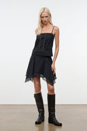 CORINNA TOP | BLACK BLACK / XS