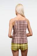 UNA TOP | TUSCANY PLAID