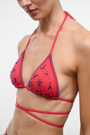 LIDO TRIANGLE BIKINI TOP | PAINTED FOULARD PAINTED FOULARD / XS
