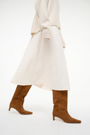 PATCHWORK TAN SUEDE