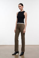 TEDDY STRAIGHT JEAN | GREIGE