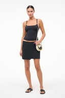 CLEO TANKINI TOP | BLACK BLACK / XS