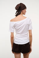 CARINE TOP | WHITE WHITE / XS