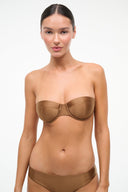 JO BALCONETTE BIKINI TOP | BRONZE BRONZE / XS