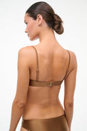 JO BALCONETTE BIKINI TOP | BRONZE BRONZE / XS