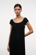 LEDA DRESS | BLACK BLACK / XS