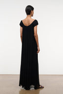 LEDA DRESS | BLACK BLACK / XS