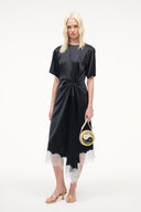 SONOMA SILK DRESS | BLACK BLACK / 4