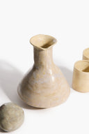 CARAFE AND CUP SET (2 CUPS) | ORGANIC GLAZE ORGANIC GLAZE