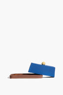 COLORBLOCK BUTTER DISH | BROWN AND BLUE GLAZE BROWN AND BLUE GLAZE