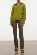 TEDDY straight jeans in dark brown, straight leg, belt loops, zipper fly