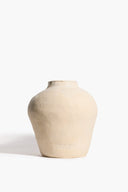 EMBROIDERED VASE | NATURAL GLAZE NATURAL GLAZE