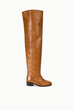 ARLO OVER THE KNEE BOOT | CASHEW DISTRESSED