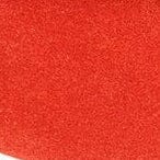 BEA tangelo suede mule upper, close-up of textured suede fabric