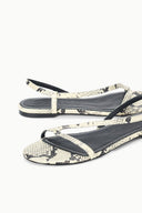 LOUDEN SANDAL | WHITE SNAKE WHITE SNAKE / 36