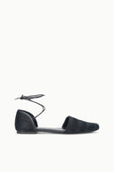 WILLA FLAT | BLACK BLACK / 36