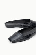 OTTO FLAT MULE | BLACK CROCO BLACK CROCO / 36