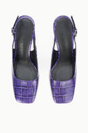 LUCIE SLINGBACK PUMP | AMETHYST CROCO AMETHYST CROCO / 36