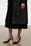 LUCIE SLINGBACK PUMP | BLACK CROCO BLACK CROCO / 36