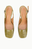 LUCIE SLINGBACK PUMP | MARTINI CROC MARTINI CROC / 36