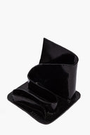 WAVY STATIONARY HOLDER | BLACK GLAZE