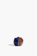 HENRY SALT & PEPPER SHAKER SET | BROWN AND COBALT BLUE GLAZE BROWN AND COBALT BLUE GLAZE