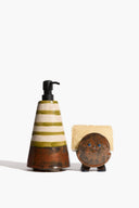 HENRY SPONGE HOLDER | BROWN GLAZE BROWN GLAZE