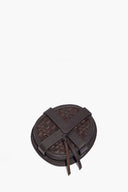 GROVE WOVEN LEATHER COASTERS | ESPRESSO