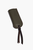 PYRE LEATHER LIGHTER COVER | MOSS
