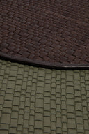 GENTRY LEATHER PLACEMAT | MOSS