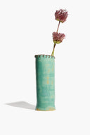 LACED VASE | SATIN PATINA GLAZE SATIN PATINA GLAZE