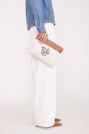 CREAM TAN POUCH