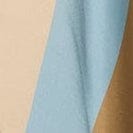 Silk mini dress fabric with light blue striped pattern
