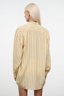 NOLAN SILK SHIRT | MONDAY STRIPE MONDAY STRIPE / XS