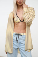 NOLAN SILK SHIRT | MONDAY STRIPE MONDAY STRIPE / XS