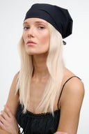 SUNNY HEADSCARF | BLACK BLACK / OS