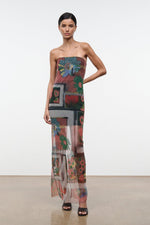 LILIANA DRESS | BEADED SUPERBLOOM SCARF
