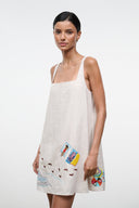 BRIO LINEN DRESS | NATURAL NATURAL / XS